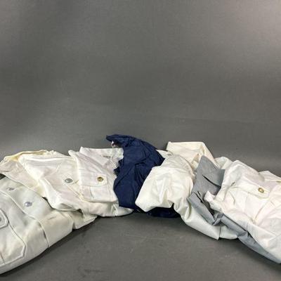 Lot 290 | Military Button Up Long Sleeves & More
