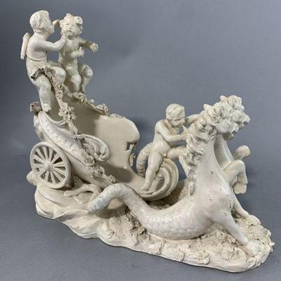 Lot 132 | Antique Capodimonte Porcelain Mythological Statue
