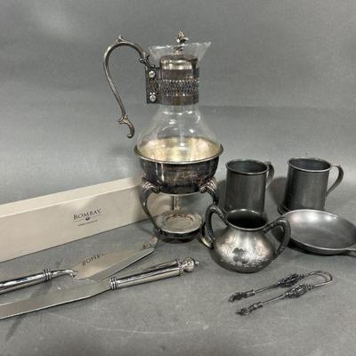 Lot 226 | New Bombay Serving Pieces & Silver Plated Items
