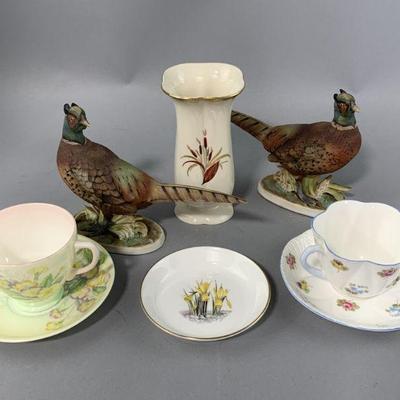 Lot 203 | Pickard & Royal Worchester Teacups & More
