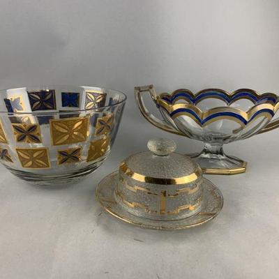 Lot 368 | Cera Bowl & MCM Midcentury Glass Pieces
