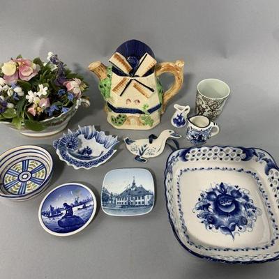 Lot 115 | Dutch Tea Pot, Delft, Bjorn Wiinblad & More
