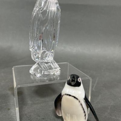 Lot 189 | Waterford Crystal Penguin And B&G Penguin
