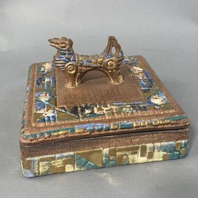 Lot 153 | Vintage Egyptian Style Painted Pottery
