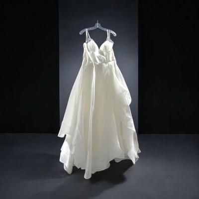 Lot 399 | Rhinestone Wedding Dress Size 10
