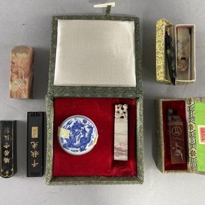 Lot 103 | Vintage Chinese Stone Stamps and More
