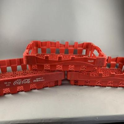 Lot 490 | Coca Cola Red Plastic Crates
