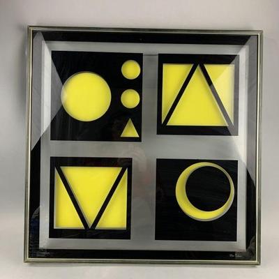 Lot 428 | MCM Max Peters Acrylic Geometric Numbered Art
