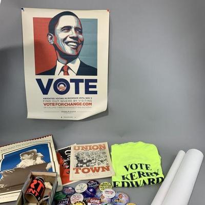Lot 239 | Political Pins Posters Memorabilia & More!
