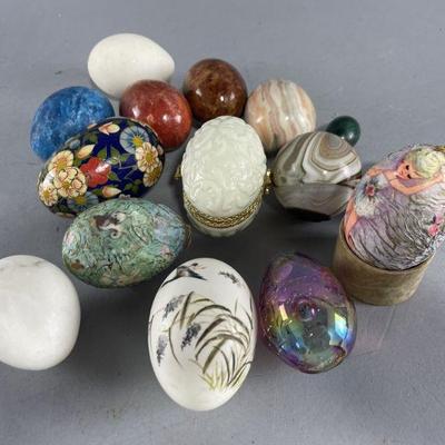 Lot 110 | Vintage Egg Collection Various Materials
