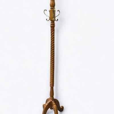 Lot 486 | Vintage Wooden Carved Hat & Coat Rack
