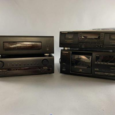 Lot 449 | Pioneer Tuner Amplifier, Cassette & CD Player

