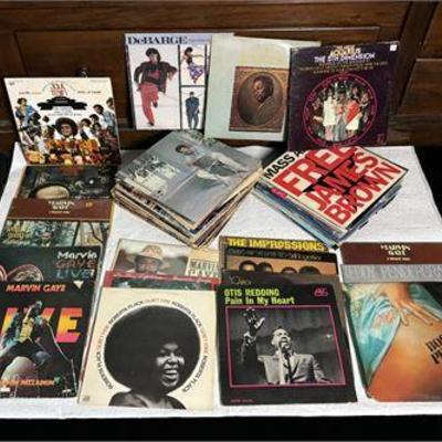 70+ Vinyl Album Collection 5th Dimesnion, Marvin Gaye, Kurtis Blow & More .jpg