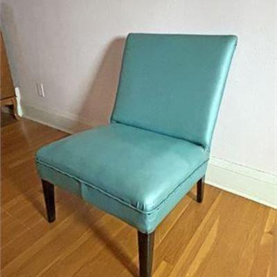 Mid Century Turquoise Chair .jpg