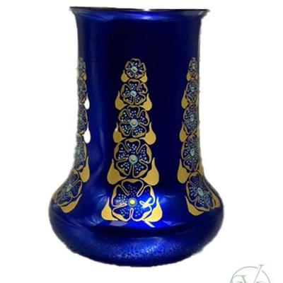 Enamel Blue Vase