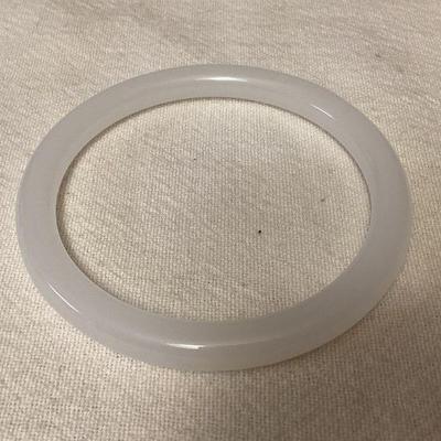 MCS147 White Jade Bangle Bracelet New