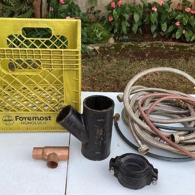 MCS247 Vintage Foremost Milk Crate, Draining/Venting Hoses & Plumbing Fittings