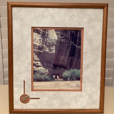 MCS198 Koa Framed Arrowhead & Scenic Photo Picture 