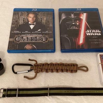 MCS406 Blu-Ray Discs, Ear Buds With Case, Deck Of Cards & More!