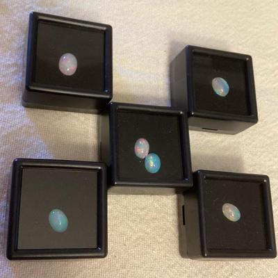 MCS009 Six Beautiful Natural Opals