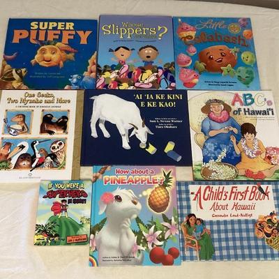 MCS016 Nine Hawaiian Hardcover Children’s Books