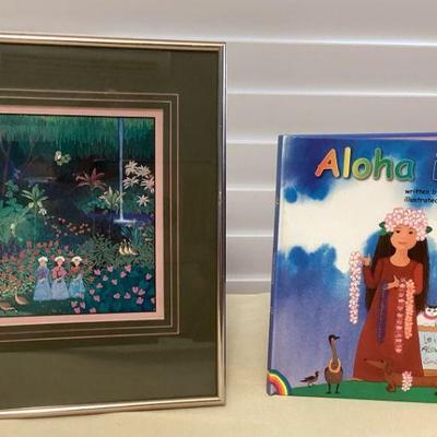 MCS074 Framed Rosalie Prussing Picture & Book