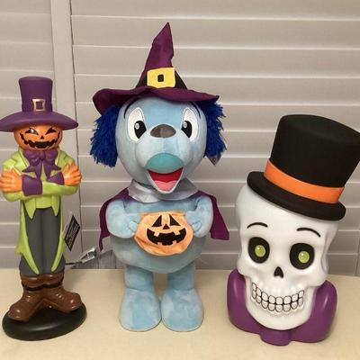 MCS189 Halloween Blow Molds & Plush Door Greeter New