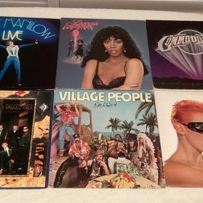MCS021 Six Vintage Vinyl Records 