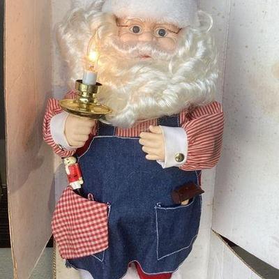 MCS108 The Original Motion-ettes Of Christmas Animated Lighted Santa New