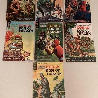 MCS032 Seven Korak Son Of Tarzan Comic Books From The 1960’s