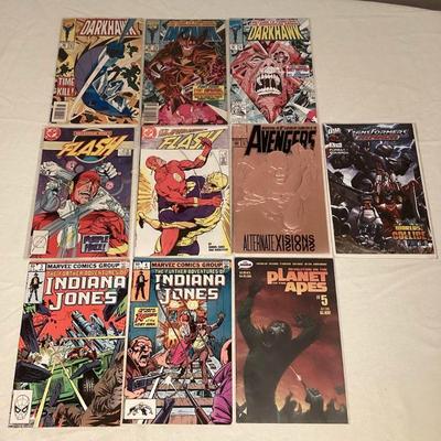 MCS020 Ten Vintage Marvel, DC, DW & Mr. Comics Comic Books