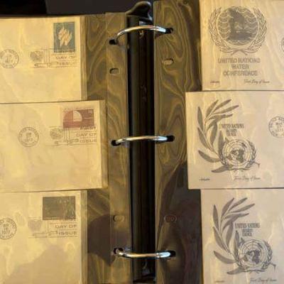 Fo117 u n. postal stationery first day covers #2