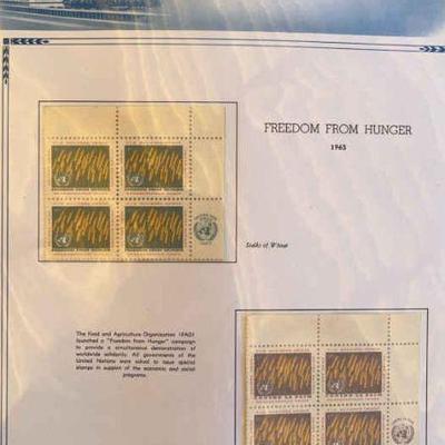 Fo111 u n. postal stamps souvenir sheets #2