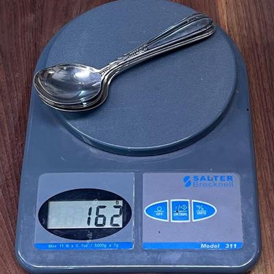 (5) Heirloom Sterling Silver Heiress 6 Inch Spoons - 162 Grams 