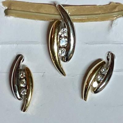 14K Gold Pendant & Earrings & Sterling Silver & 12K Gold Candle Pendant 