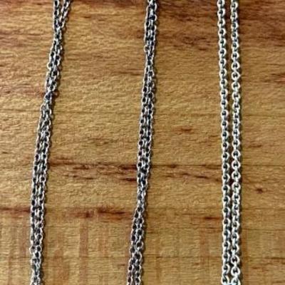 Me & Ro New York - Handmade Sterling Silver 18 Inch Necklace & 7 Inch Bracelet With Pendant IOB W Paperwork 