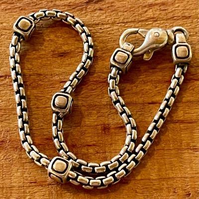 Vintage Sterling Silver David Yurman 7.5 Inch Bracelet - Total Weight 9..06 Grams 
