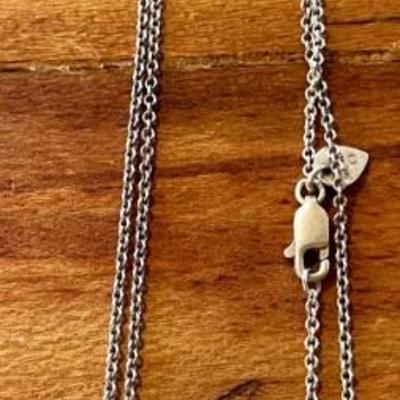 Me & Ro New York Hand Made 18 Inch Necklace With Pendant And Original Bag - Total Weight 6.57 Grams 