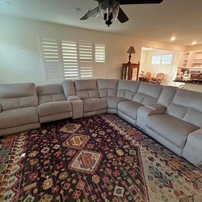 Power reclining sofa