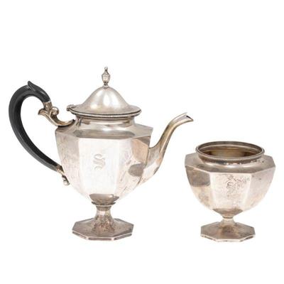 Shreve & Co. Neoclassical Sterling Tea and Coffee Set