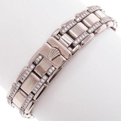 Ladies Diamond, 18k, Rolex Pearlmaster Wristwatch, Ref 80359