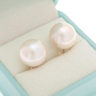 Pair of Cultured South Sea Pearl, 18k Earrings