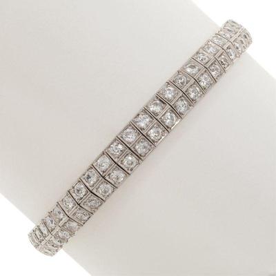 Art Deco Platinum, Diamond Bracelet