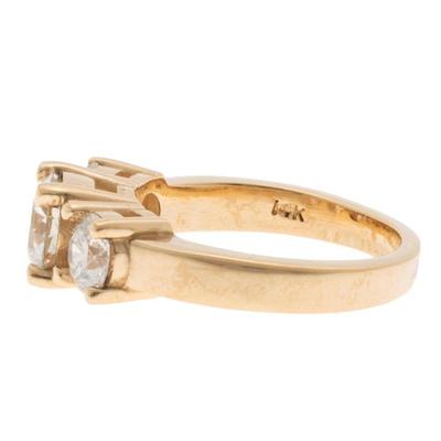 Diamond, 18k Yellow Gold Ring
