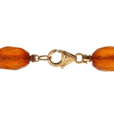 Faceted Baltic Amber Necklace
