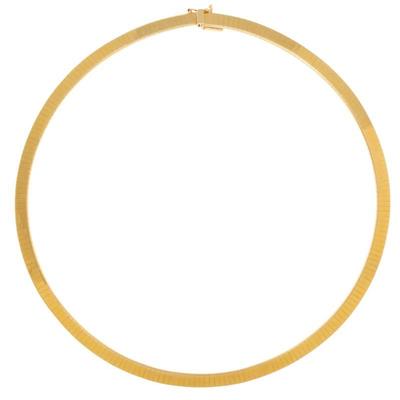 14k Yellow Gold Omega Necklace