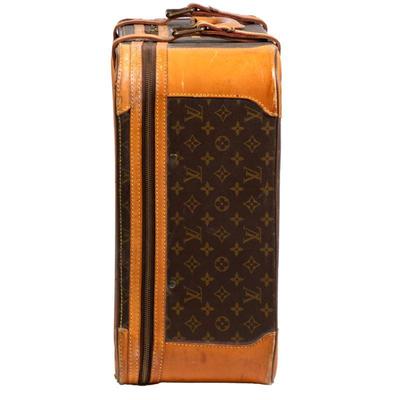 Louis Vuitton Leather Suitcase, Mid 20th Century