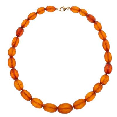 Faceted Baltic Amber Necklace
