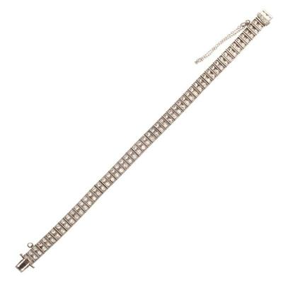Art Deco Platinum, Diamond Bracelet