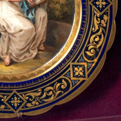 Royal Vienna Style Porcelain Cabinet Plate